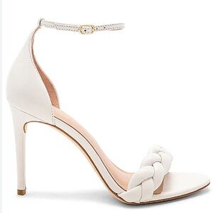 Rachel Zoe Ashton Braid Leather Sandal in White Women’s Size 9M